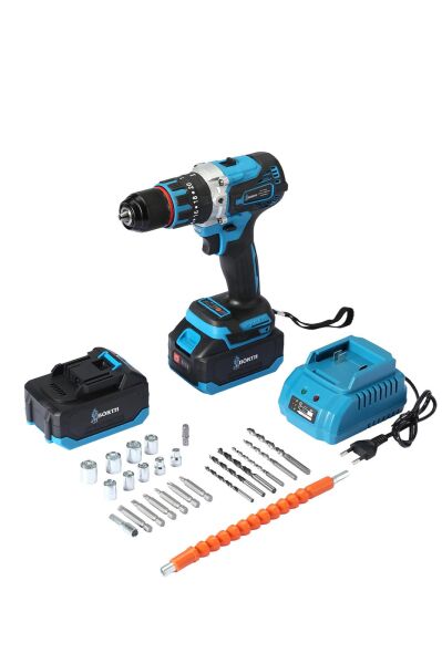 BÖRTH AKÜLÜ DARBELİ MATKAP 21V 3.0AH 2 AKÜLÜ