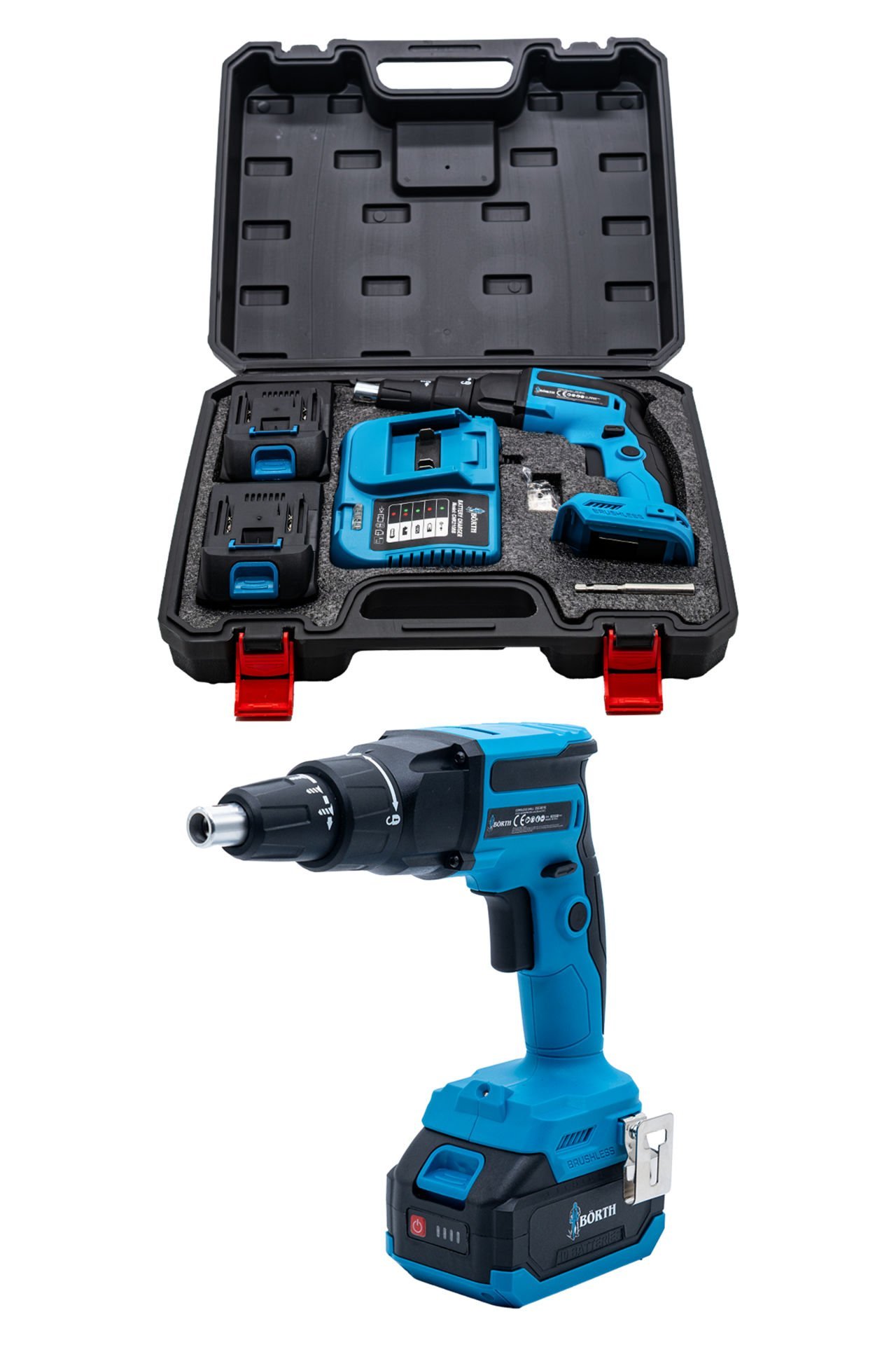 BÖRTH AKÜLÜ ALÇIPAN VİDALAMA 21V 3.0AH 2 AKÜLÜ