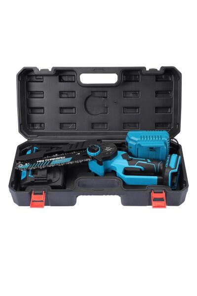 BÖRTH AKÜLÜ 8 İNC ZİNCİRLİ BUDAMA TESTERE 21V 3.0AH 2 AKÜLÜ