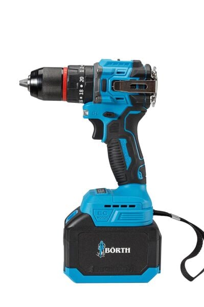 BÖRTH AKÜLÜ 4-LÜ SET HİLTİ+TAŞLAMA+SOMUN SIKMA+MATKAP 21V 4.5AH 3 AKÜLÜ