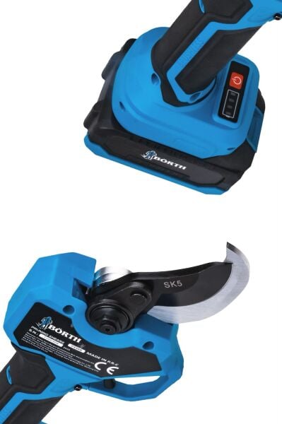 BÖRTH AKÜLÜ 60MM  BUDAMA MAKAS 21V 3.0AH 2 AKÜLÜ